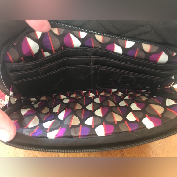 Vera Bradley mini-crossbody in chocolate brown, NWOT - Picture 2 of 8